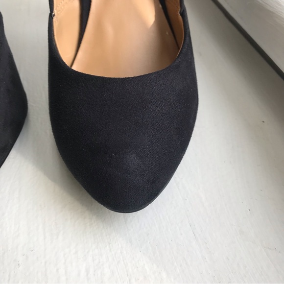 FOREVER 21 | Faux suede black heels - Picture 4 of 13